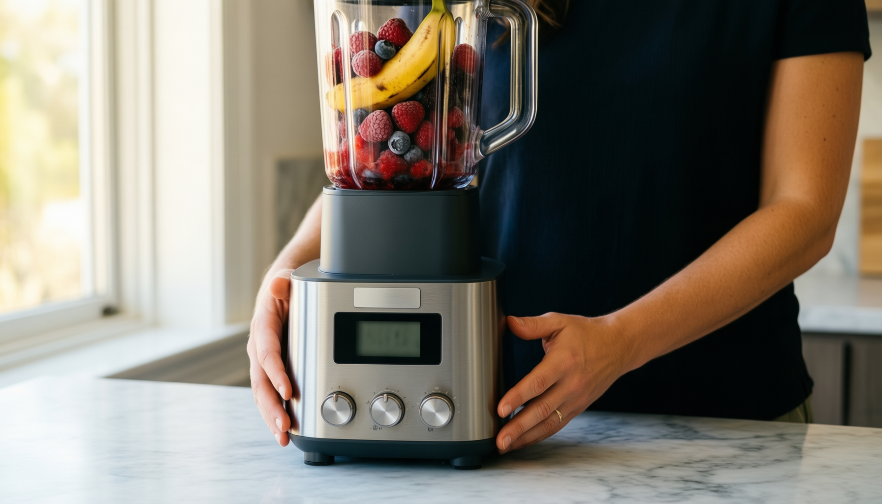 ninja foodi power nutri blender review — illustrative AI-generated lifestyle image