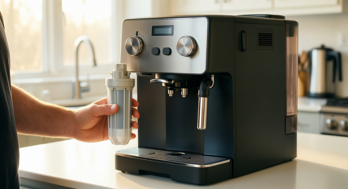 delonghi water filter 10 pack — illustrative AI-generated lifestyle image