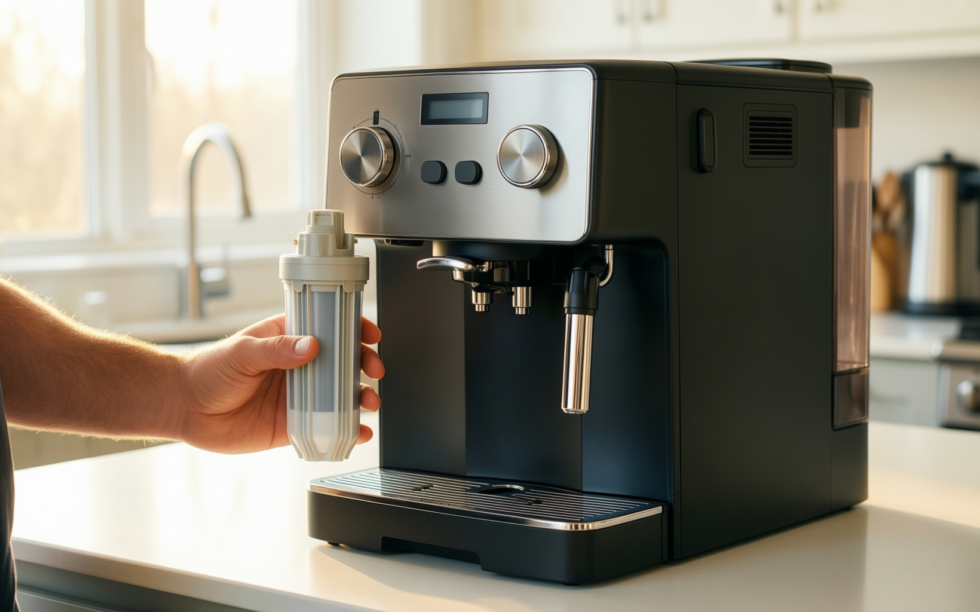 delonghi water filter 10 pack — illustrative AI-generated lifestyle image