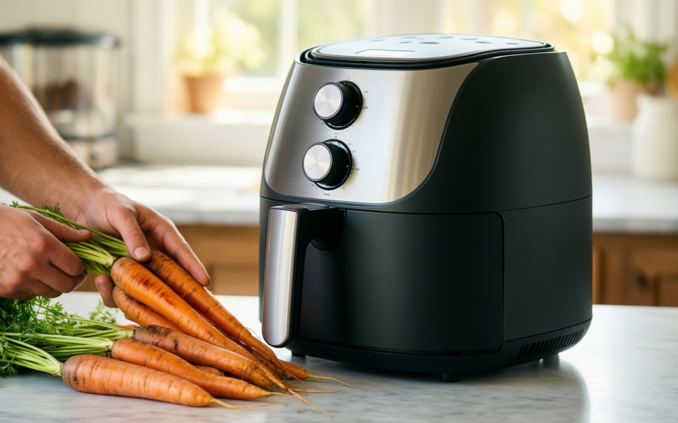 Typhur Dome 2 air fryer review — illustrative AI-generated lifestyle image