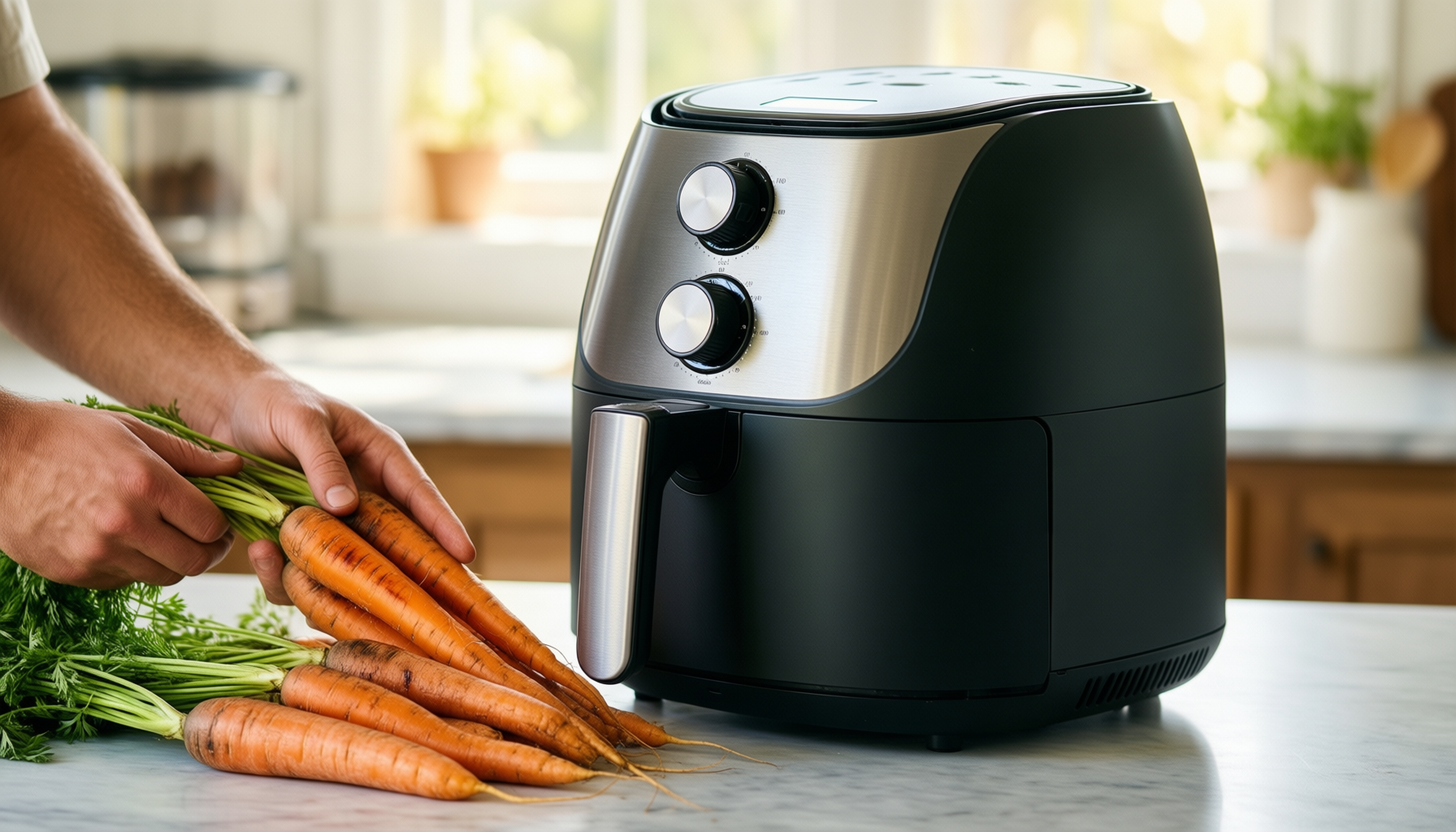 Typhur Dome 2 air fryer review — illustrative AI-generated lifestyle image
