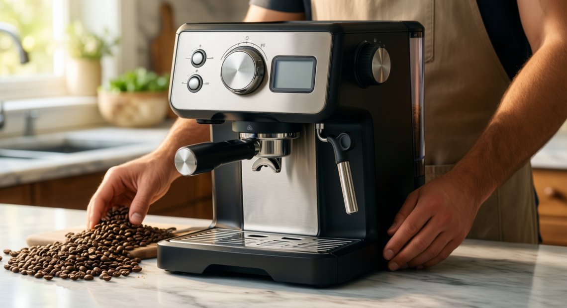 De'Longhi Dedica Arte EC885.M review — illustrative AI-generated lifestyle image