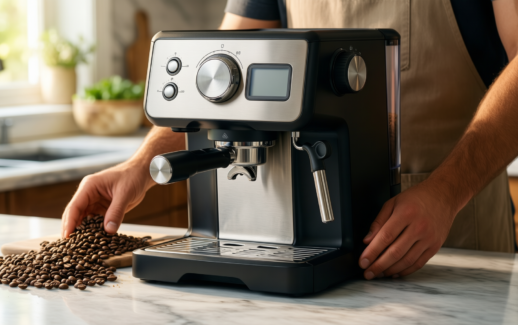 De'Longhi Dedica Arte EC885.M review — illustrative AI-generated lifestyle image