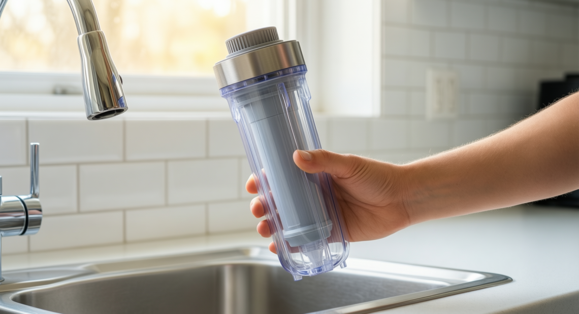 glacier fresh water filter for sage — illustrative AI-generated lifestyle image