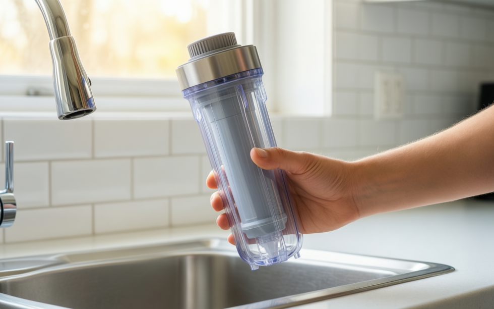 glacier fresh water filter for sage — illustrative AI-generated lifestyle image