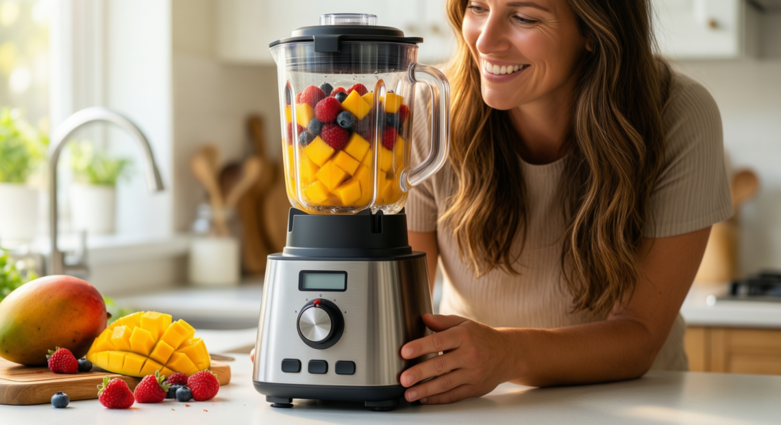 nutribullet blender 900 series mclaren — illustrative AI-generated lifestyle image