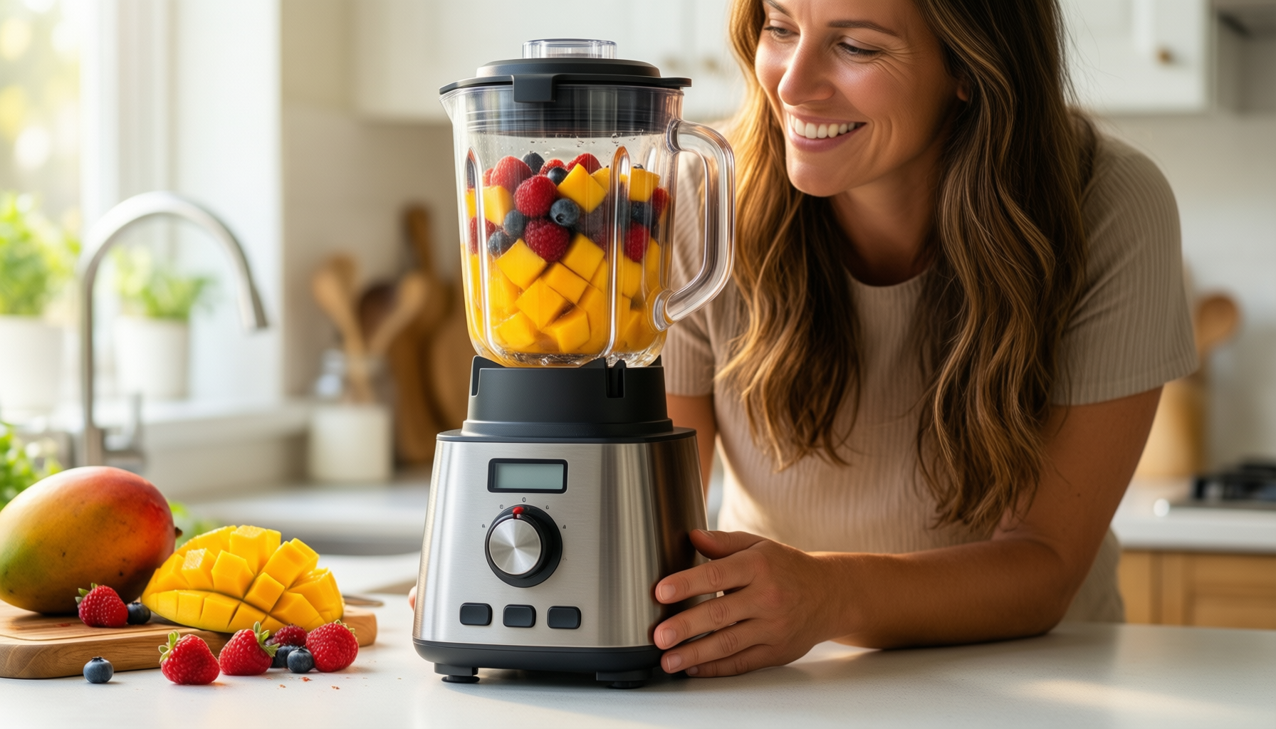 nutribullet blender 900 series mclaren — illustrative AI-generated lifestyle image