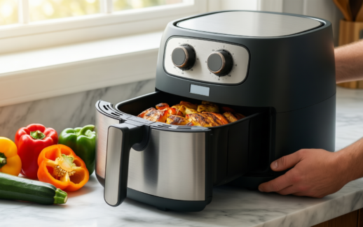tower t17025 vortx air fryer review — illustrative AI-generated lifestyle image