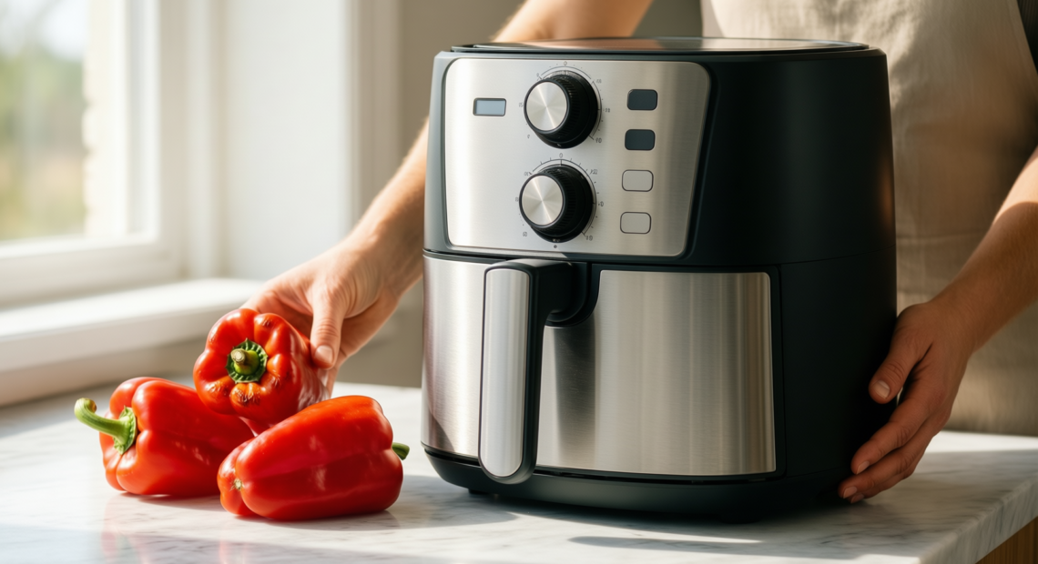 salter 2l compact air fryer review — illustrative AI-generated lifestyle image