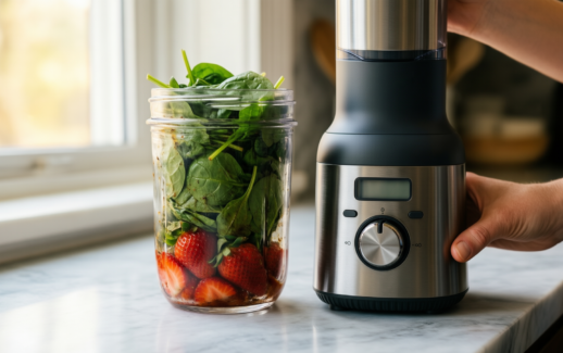 cordless hand blender — illustrative AI-generated lifestyle image