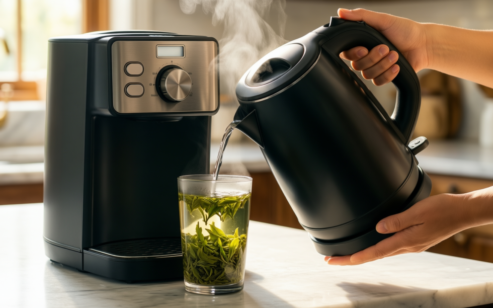 tower t10052blk empire kettle — illustrative AI-generated lifestyle image