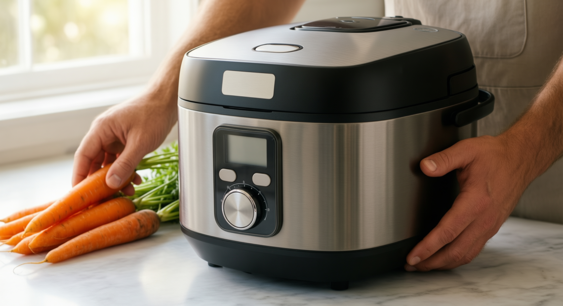 yum asia kumo yumcarb rice cooker — illustrative AI-generated lifestyle image