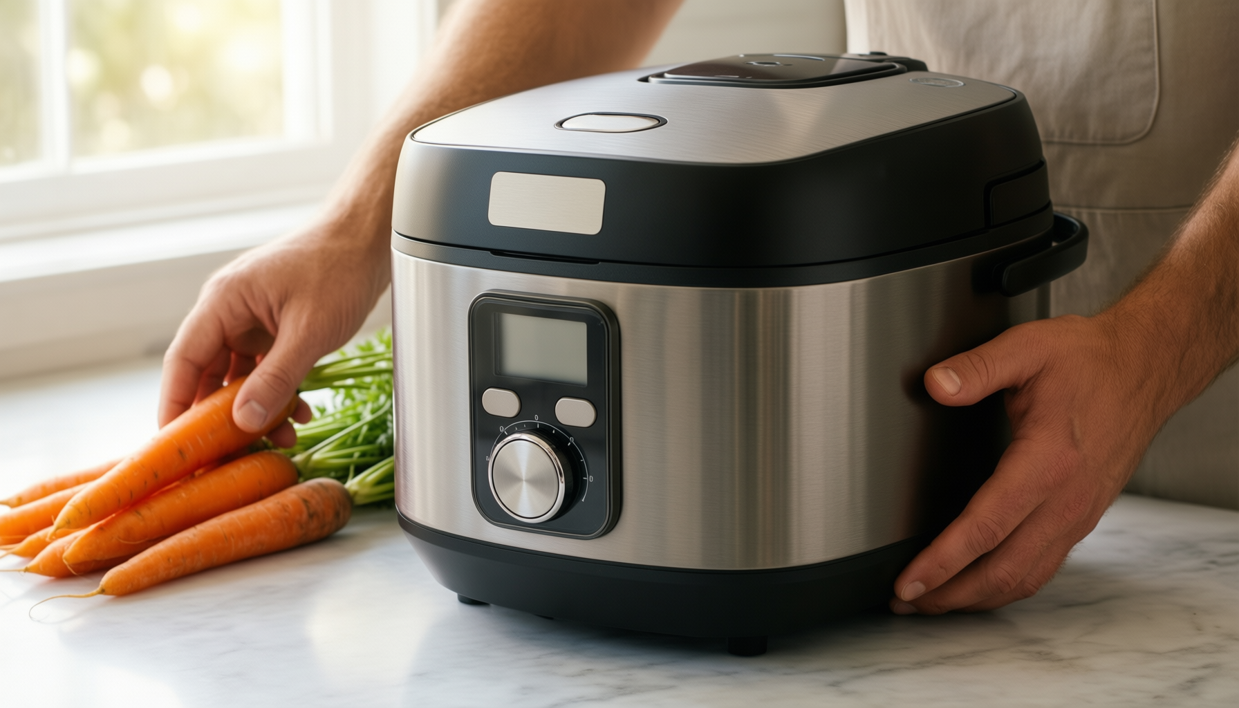 yum asia kumo yumcarb rice cooker — illustrative AI-generated lifestyle image